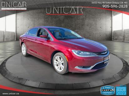 2017 Chrysler 200 No-Accidents Limited Leather Seats Backup Cam Bluetooth A/C