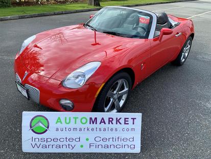 2008 Pontiac Solstice 5sp Man, Leather