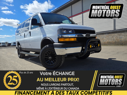 2018 Chevrolet Express Passenger 3500 LT / 4X4 QUIGLEY / ONLY 55 318KM !!!