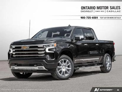 Used 2025 Chevrolet Silverado 1500 High Country 5.8ft Box Length - 4WD / HIGH COUNTRY PACKAGE / SUPER CRUISE / POWER RETRACTABLE ASSIST STEPS / HARD FOLD TONNEAU COVER / BLACK BOWTIE / SPRAY ON LINER / BOSE SPEAKERS