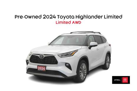 Used 2024 Toyota Highlander Limited Limited AWD
