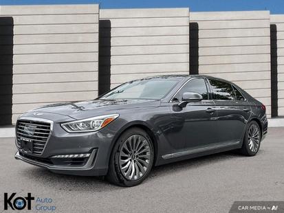 2017 Genesis G90 4dr Sdn 5.0L Ultimate! FULLY LOADED! SUNROOF! NAV! HEAD UP DISPLAY! 420 HORSEPOWER! HEATED & COOLED SEATS! REAR SEAT ENTERTAINMENT! BACK UP CAM! BLIND SPOT! ACCIDENT FREE! BEAUTY UNIT!