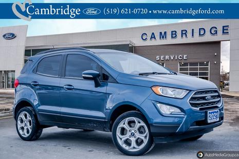 2021 Ford EcoSport SE|MOON ROOF|NAVIGATION|HEATED SEATS #0F1611 65,145km used