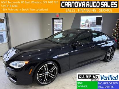2019 BMW 6 Series 650i xDrive M PKG 4.4L V8+MassageSeats+CLEANCARFAX